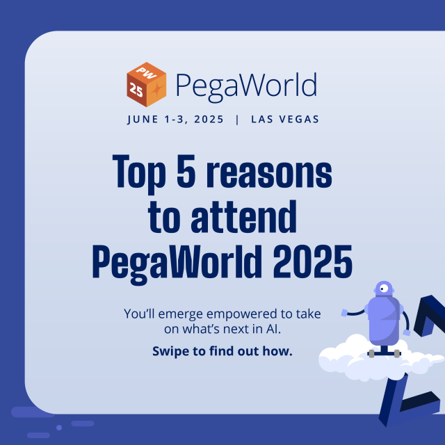 KristinEzekiel's tweet photo. Join us at #PegaWorld to discover how AI-powered transformation is reshaping business success - from the unveiling of Infinity '25 to groundbreaking agentic #AI advancements. Uncover the top 5 reasons why this is the must-attend event of the year. 🚀 https://t.co/RfsEZmFcZp https://t.co/iBwZoks60p
