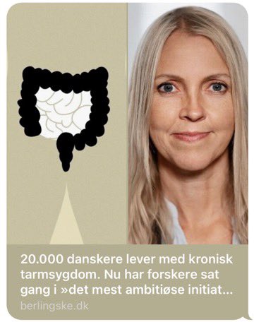 PREDICT IBD (@predictibd) on Twitter photo <a href="/berlingske/">Berlingske</a> interviewed <a href="/WestfallMorten/">Morten Westfall</a> who lives with Crohn’s disease, and <a href="/DrTineJess/">Tine Jess</a> about the latest research initiatives in the field, not least the ambitious international #IHIINTERCEPT project that PREDICT is part of.
berlingske.dk/vores-liv/2000…
<a href="/GrundforskFond/">Danmarks Grundforskningsfond</a> <a href="/aalborg_uni/">Aalborg Universitet</a> <a href="/berlingske/">Berlingske</a> interviewed <a href="/WestfallMorten/">Morten Westfall</a> who lives with Crohn’s disease, and <a href="/DrTineJess/">Tine Jess</a> about the latest research initiatives in the field, not least the ambitious international #IHIINTERCEPT project that PREDICT is part of.
berlingske.dk/vores-liv/2000…
<a href="/GrundforskFond/">Danmarks Grundforskningsfond</a> <a href="/aalborg_uni/">Aalborg Universitet</a>