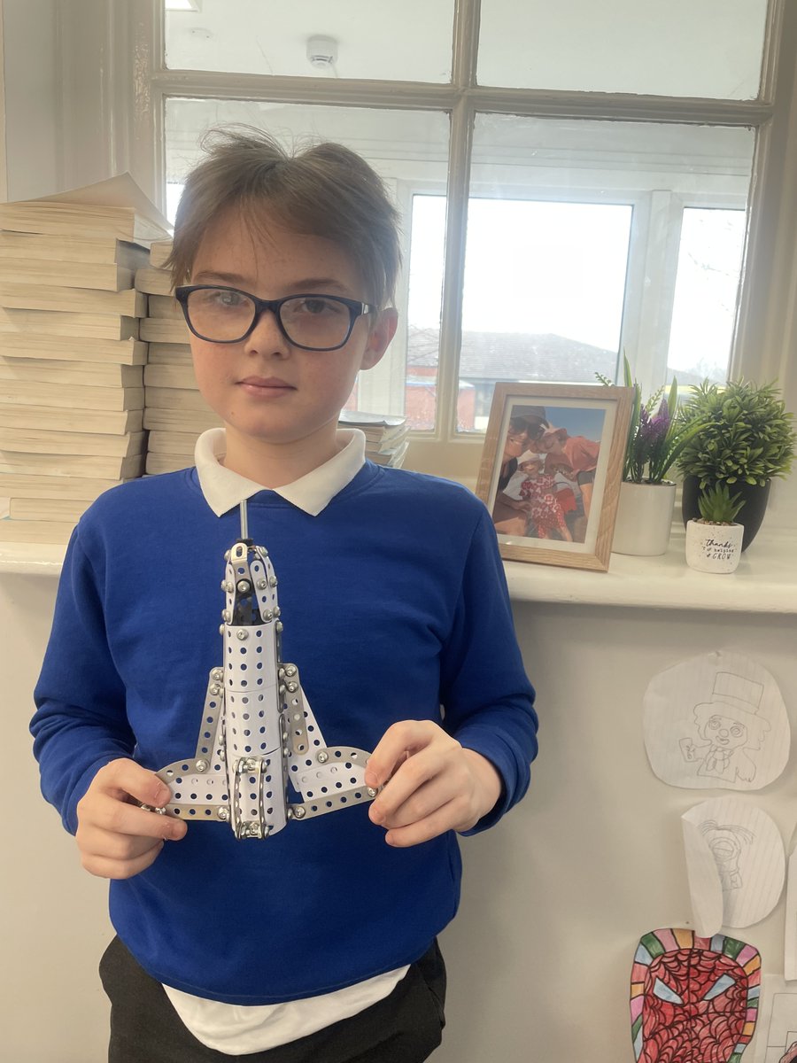 Over the weekend, Alfie created a shuttle model that ties into our Year 5 science topic.