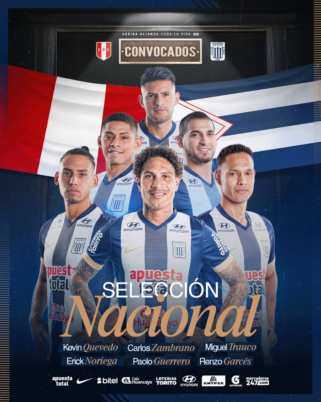Aliana Lima tiene seis convocados en la Selección Peruana. (Foto: Alianza Lima)