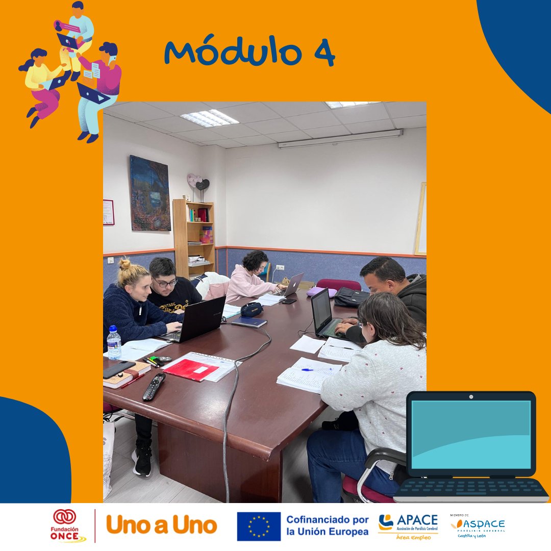 APACE Burgos (@apaceburgos) on Twitter photo En este módulo 4, están trabajando con programas clave para mejorar sus habilidades y estar mejor preparados para los retos del día a día. 💻🖋️
Gracias a <a href="/EU_Social/">EU Social 🇪🇺</a> y <a href="/fundaciononce/">Yo te ayudo</a>
#europaimpulsanuestrocrecimiento #construyendofuturo #empleo <a href="/aspacecyl/">Federación ASPACE CyL | Parálisis Cerebral</a> En este módulo 4, están trabajando con programas clave para mejorar sus habilidades y estar mejor preparados para los retos del día a día. 💻🖋️
Gracias a <a href="/EU_Social/">EU Social 🇪🇺</a> y <a href="/fundaciononce/">Yo te ayudo</a>
#europaimpulsanuestrocrecimiento #construyendofuturo #empleo <a href="/aspacecyl/">Federación ASPACE CyL | Parálisis Cerebral</a>