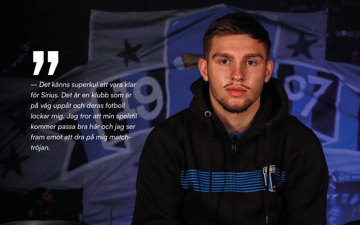 siriusfotboll's tweet image. Välkommen till Sirius, Isak Bjerkebo! 🔵⚫

Sirius Fotboll är överens med Varbergs BoIS om en övergång av den 22-åriga yttern Isak Bjerkebo. Det signerade avtalet sträcker sig över säsongen 2029.

Läs mer på siriusfotboll.se