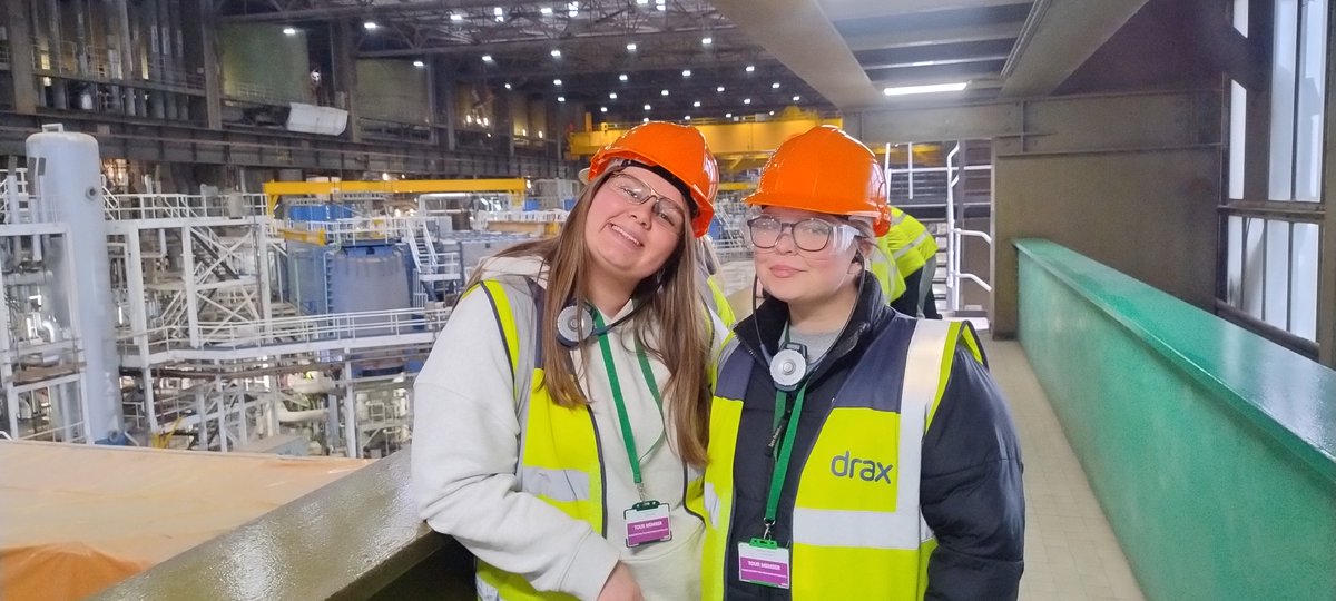 Over the last couple of weeks Year 11 and 13 Geography students have been out on local fieldwork trips to Tadcaster and Drax. They investigated factors which increase the likelihood of flooding in the River Wharfe drainage basin and were given a tour around Drax Power Station.