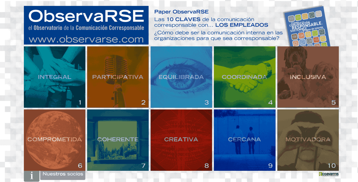 Corresponsables's tweet photo. #PaperObservaRSE (@ObservaRSE_) sobre #comunicación efectiva con los empleados: "7. Coherente". Puedes leer el paper completo en 👉 https://t.co/jGV8J1bHrg https://t.co/fGobaHLyXV
