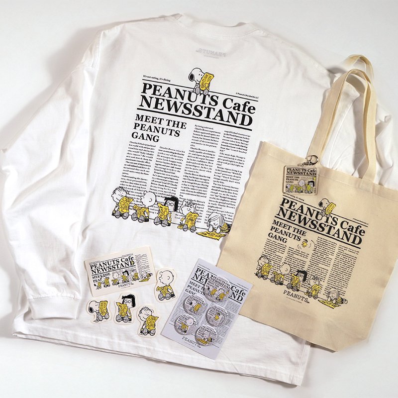 PEANUTS Cafe NEWSSTAND グッズ6点セット
