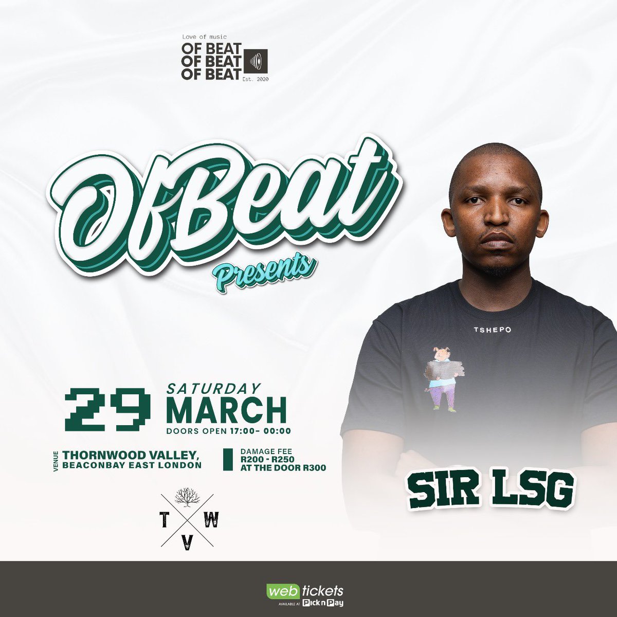 Ofbeat

29 March 2025 ,Saturday 

Thornwood Valley,Beaconbay Crossing 

<a href="/SirLSG_SA/">Sir LSG</a> 🕺🕺🕺🔥🔥