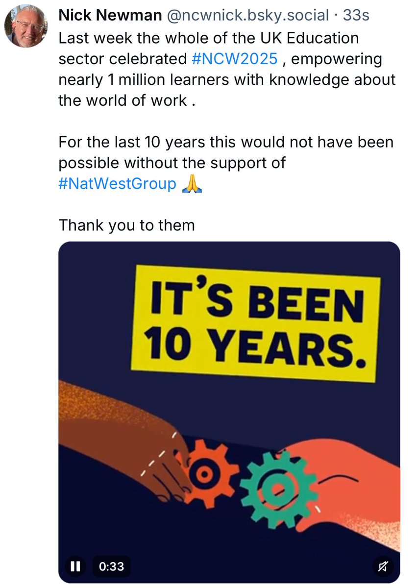 From the CEO of <a href="/CareersWeek/">National Careers Week</a> …
<a href="/NatWestGroup/">NatWest Group</a> 

#NCW2025