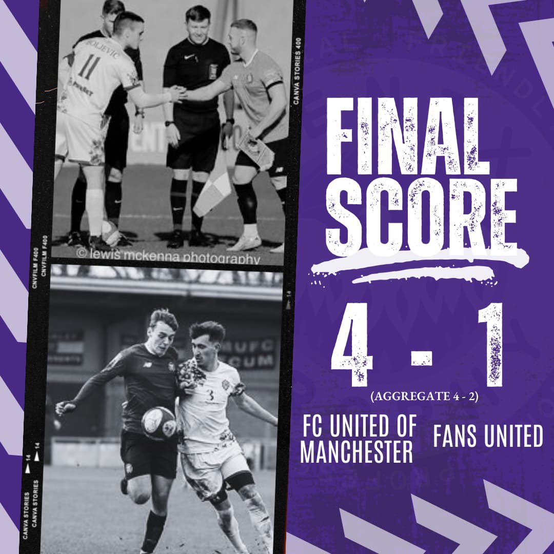 FENIX Trophy (@fenixtrophy) on Twitter photo After a bitter defeat in Montenegro, on Saturday almost 1,000 fans flocked to Broadhurst Park to see if <a href="/FCUnitedMcr/">FC United of Manchester 🟥⬜⬛</a> could turn the tide against a galvanized Fans United.
The first 45 minutes showed an intense battle between the two sides, with a beauty (and it’s an After a bitter defeat in Montenegro, on Saturday almost 1,000 fans flocked to Broadhurst Park to see if <a href="/FCUnitedMcr/">FC United of Manchester 🟥⬜⬛</a> could turn the tide against a galvanized Fans United.
The first 45 minutes showed an intense battle between the two sides, with a beauty (and it’s an