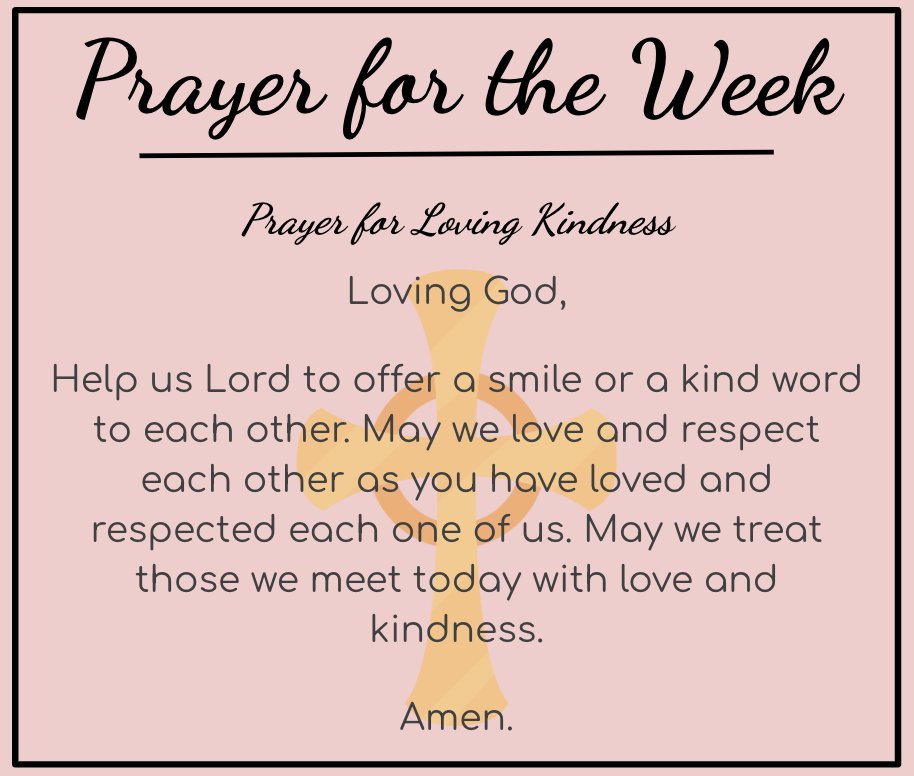 A prayer to begin the week 🙏