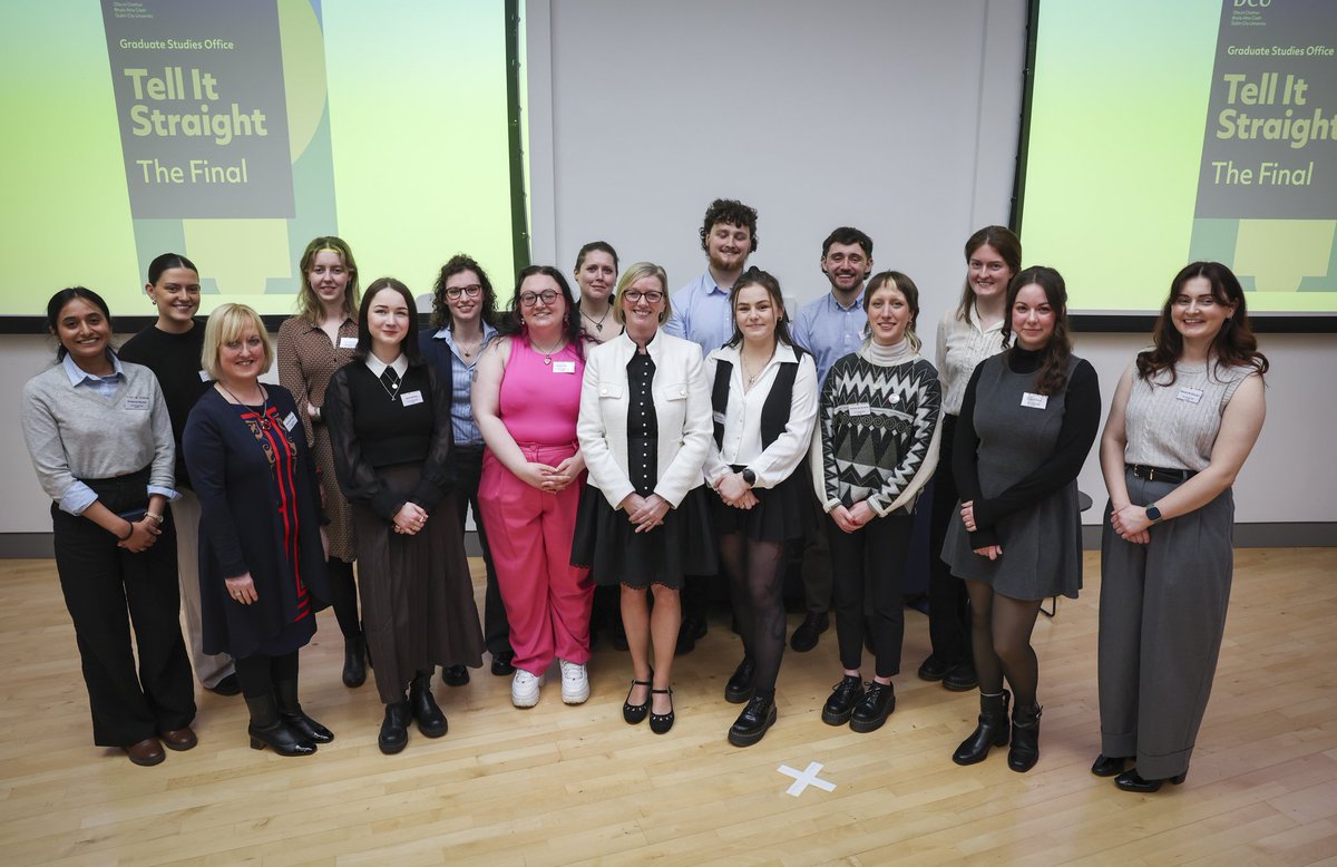 Avril Deegan (@avril_deegan) on Twitter photo I was delighted to be shortlisted as a finalist in this years #TellitStraight competition which was held last week in DCU.
Thanks to <a href="/DCUGradStudies/">DCU Graduate Studies Office 🎓</a>
for a well organised event.
<a href="/BreakthroCancer/">Breakthrough Cancer Research</a> <a href="/IrishResearch/">We are now Research Ireland</a> <a href="/LastraChiara/">Dr Chiara Besani</a>
<a href="/Owensmith62Owen/">Owen Smith</a> <a href="/SimonDunne14/">Simon Dunne</a> <a href="/VLambertDCU/">Prof Veronica Lambert</a> <a href="/IRLpson/">IPSON</a> I was delighted to be shortlisted as a finalist in this years #TellitStraight competition which was held last week in DCU.
Thanks to <a href="/DCUGradStudies/">DCU Graduate Studies Office 🎓</a>
for a well organised event.
<a href="/BreakthroCancer/">Breakthrough Cancer Research</a> <a href="/IrishResearch/">We are now Research Ireland</a> <a href="/LastraChiara/">Dr Chiara Besani</a>
<a href="/Owensmith62Owen/">Owen Smith</a> <a href="/SimonDunne14/">Simon Dunne</a> <a href="/VLambertDCU/">Prof Veronica Lambert</a> <a href="/IRLpson/">IPSON</a>
