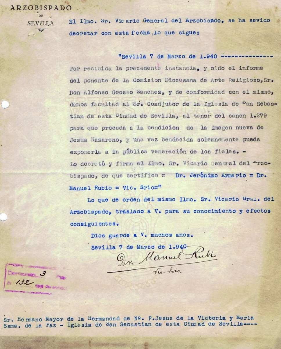 Hermandad de la Paz (@hermandadpaz) on Twitter photo EFEMÉRIDES | Este lunes se cumplen 85 años desde la bendición de Nuestro Padre Jesús de la Victoria.
📷 <a href="/davidariaspozo/">David Arias</a> EFEMÉRIDES | Este lunes se cumplen 85 años desde la bendición de Nuestro Padre Jesús de la Victoria.
📷 <a href="/davidariaspozo/">David Arias</a>