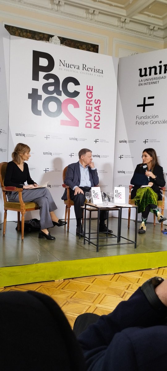 LauraFreixas (@laurafreixas) on Twitter photo En la presentación del número monográfico "Pactos. Divergencias" de <a href="/_nuevarevista/">Nueva Revista</a> (en el que yo colaboro con un artículo sobre feminismo y teoría queer), con <a href="/MariamMartinezB/">Máriam M.Bascuñán</a>, <a href="/SeviIIaJordi/">Jordi Sevilla</a> y @rocio Martinez Sempere <a href="/unirioja/">Universidad de La Rioja</a> <a href="/FundacionFelipe/">Fundación Felipe González</a> En la presentación del número monográfico "Pactos. Divergencias" de <a href="/_nuevarevista/">Nueva Revista</a> (en el que yo colaboro con un artículo sobre feminismo y teoría queer), con <a href="/MariamMartinezB/">Máriam M.Bascuñán</a>, <a href="/SeviIIaJordi/">Jordi Sevilla</a> y @rocio Martinez Sempere <a href="/unirioja/">Universidad de La Rioja</a> <a href="/FundacionFelipe/">Fundación Felipe González</a>