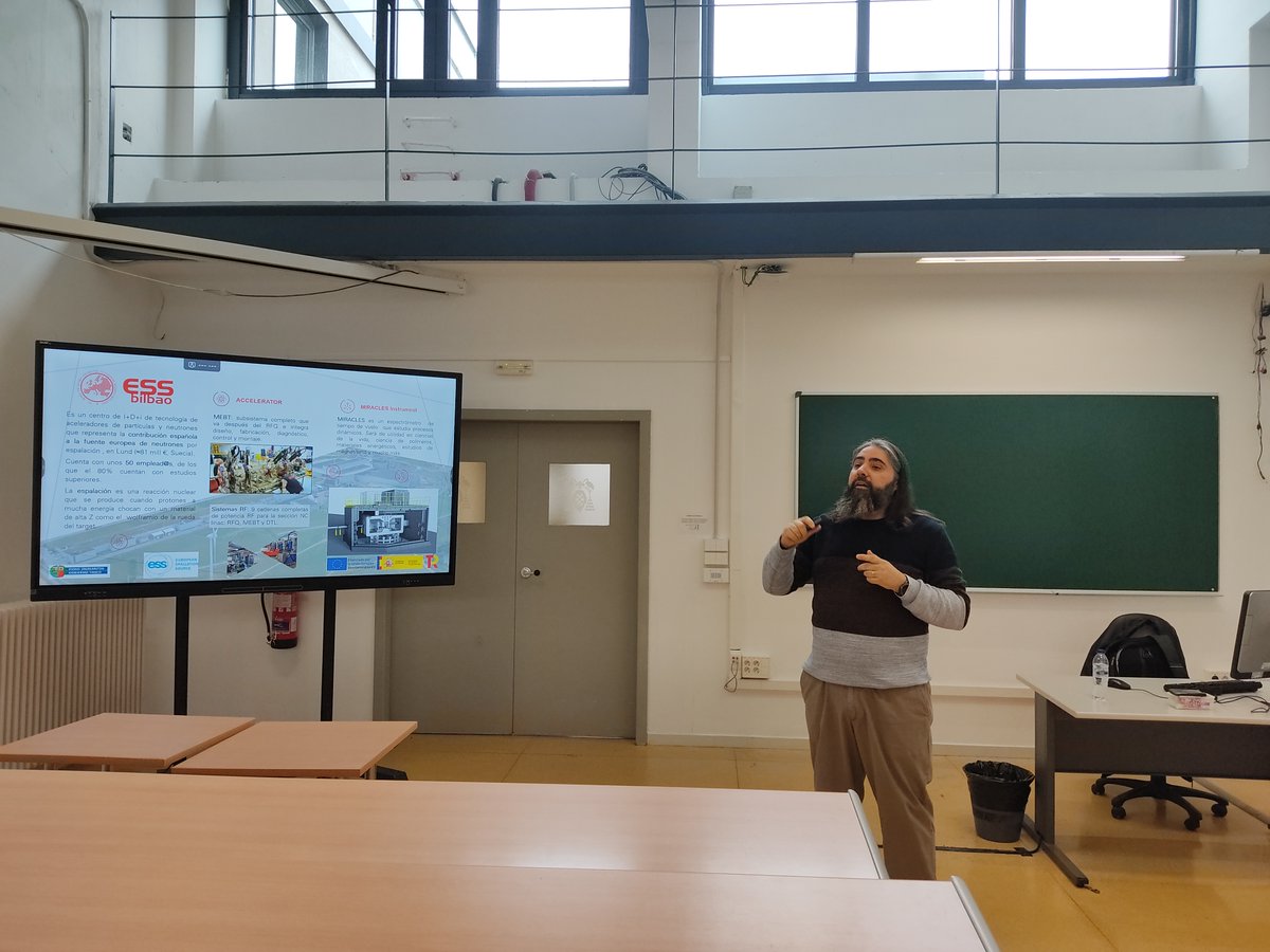 ESS Bilbao oficial (@bilbaoess) on Twitter photo <a href="/BilbaoEss/">ESS Bilbao oficial</a> partícipe en el Master de Química y Sostenibilidad de la <a href="/UAHes/">Universidad Alcalá</a>. Octavio González del Moral ha impartido una charla bajo el título “Ciencia Nuclear y Sostenibilidad” <a href="/BilbaoEss/">ESS Bilbao oficial</a> partícipe en el Master de Química y Sostenibilidad de la <a href="/UAHes/">Universidad Alcalá</a>. Octavio González del Moral ha impartido una charla bajo el título “Ciencia Nuclear y Sostenibilidad”