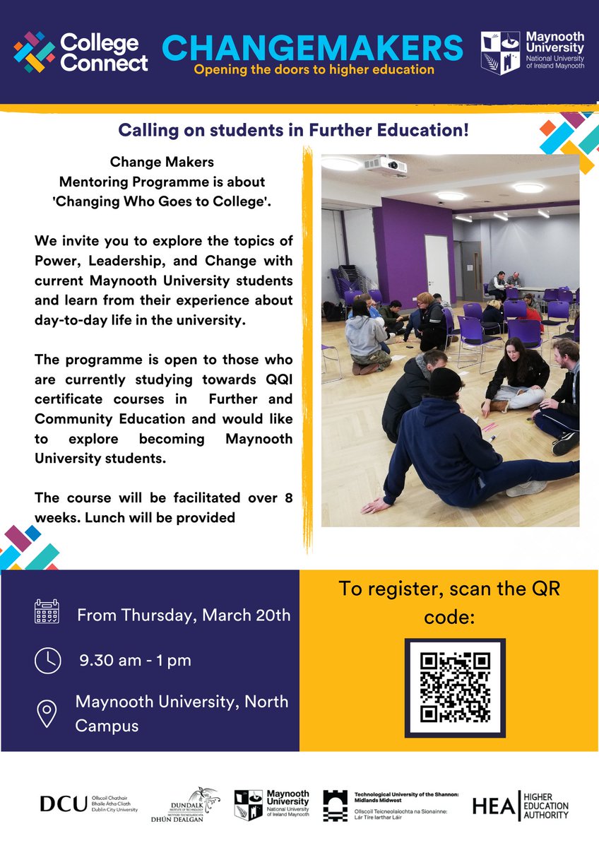 College_Connect (@mend_cc) on Twitter photo If you or someone you know is a FET student thinking about attending college and want to know if <a href="/MaynoothUni/">Maynooth University</a> is for you, Join <a href="/MU_MAP/">Maynooth Access</a> & <a href="/MEND_CC/">College_Connect</a> for the AONTAS STAR shortlisted #ChangeMakers mentoring Programme
Register by March 18 If you or someone you know is a FET student thinking about attending college and want to know if <a href="/MaynoothUni/">Maynooth University</a> is for you, Join <a href="/MU_MAP/">Maynooth Access</a> & <a href="/MEND_CC/">College_Connect</a> for the AONTAS STAR shortlisted #ChangeMakers mentoring Programme
Register by March 18