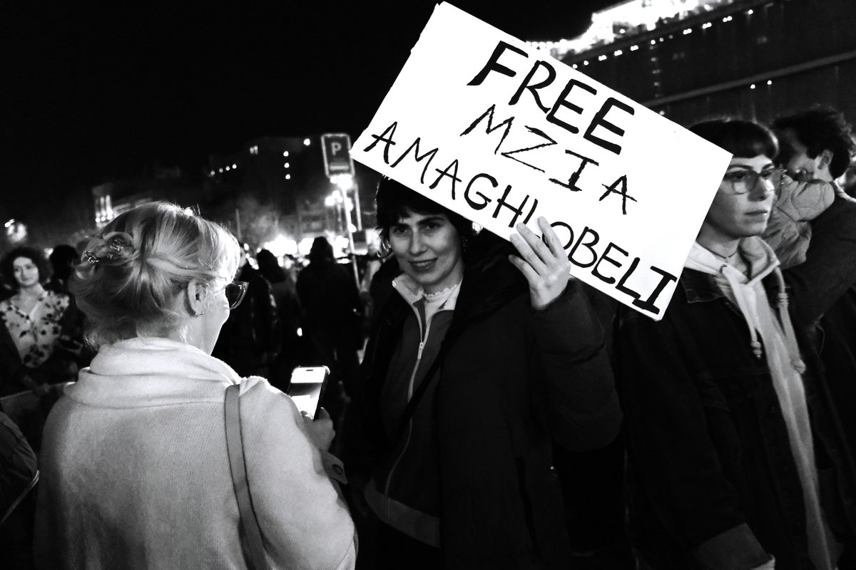 UnionSapari's tweet image. March 8, 2025 – Tbilisi rises! ✊ Women against the regime, fighting for freedom, equality, and justice. #WomenAgainstTheRegime #March8 #GeorgiaProtests
📸 Nina Agladze