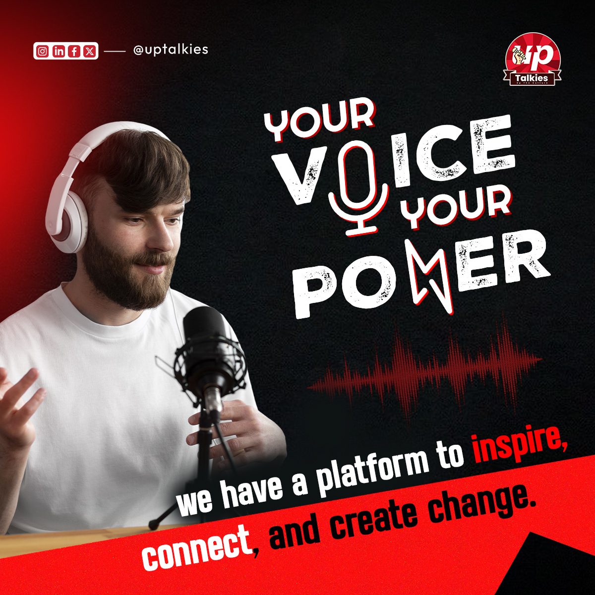 Ready to share your story with the world? Start your podcasting journey today and inspire change!

#viral #TrendingNow #podcastandchill #voicesofthevoid #uptalkies