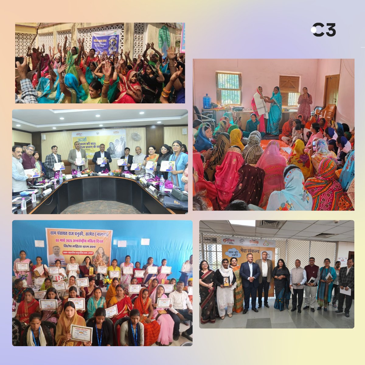 This #InternationalWomensDay, we celebrated women’s leadership at the very grassroots!

When women lead, they #AccelerateAction and place the concerns of women and girls at the very forefront, catalyzing change in the long-term!

In Uttar Pradesh, in partnership with