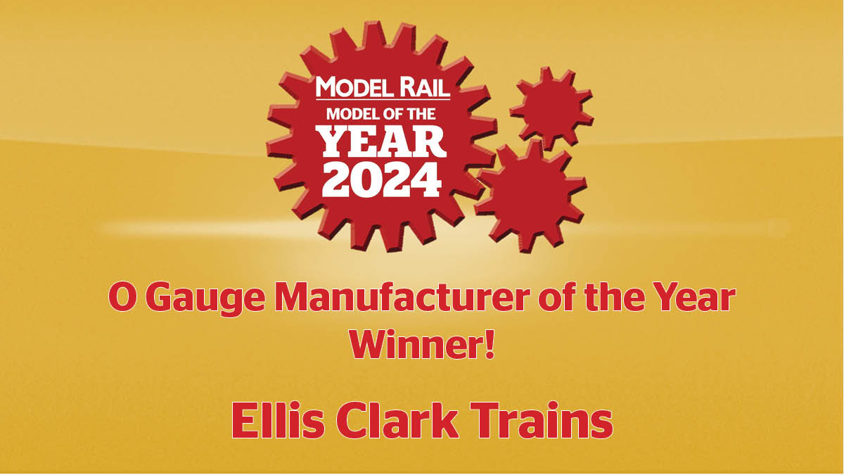It's another win for Ellis Clark Trains this year, this time in the O Gauge Manufacturer of the Year category!

#TMRGUK