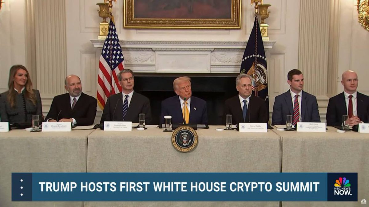 Lady_smiths's tweet photo. The White House has Launched the First ever Crypto Summit @realDonaldTrump 

———————-/—————————-

Let's go let's go https://t.co/CCQTGvkaJu