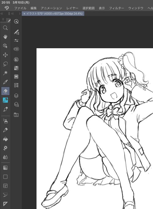 数億年ぶりのお絵描きで死にそう 