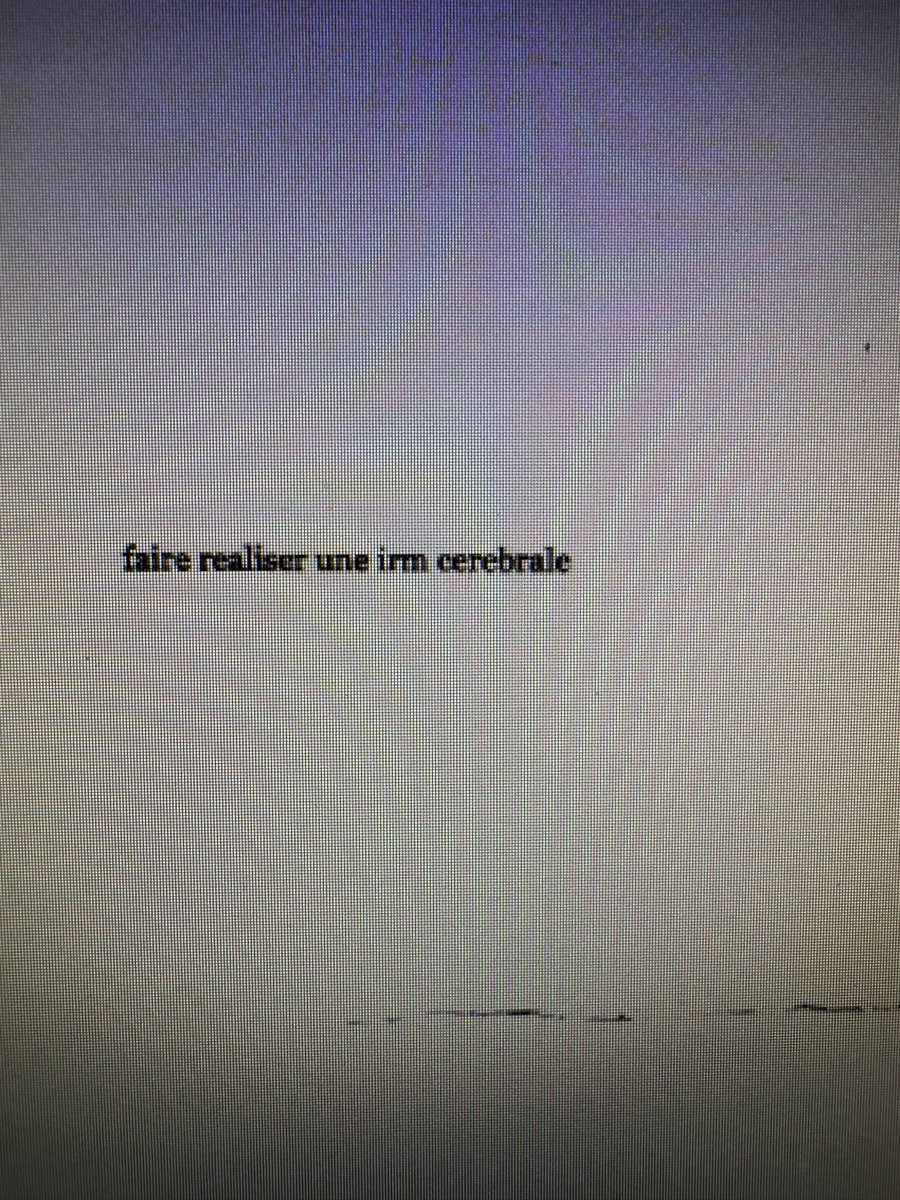 Ça prend trop de temps de mettre deux lignes sur les renseignements cliniques ?
🤷🏻‍♀️