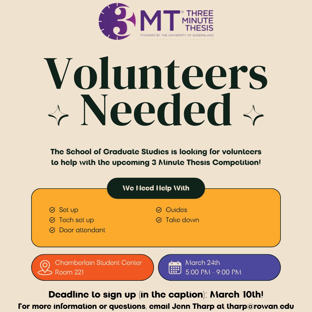 Rowan University School of Graduate Studies tweet media