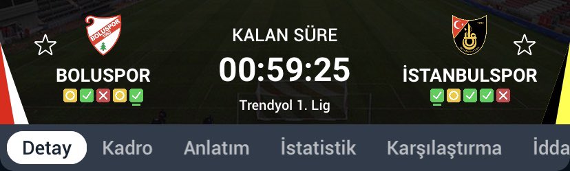 ✍️2/1 &amp; 1/2

Ufak deniyorum bu maça

Bol şans.🍀