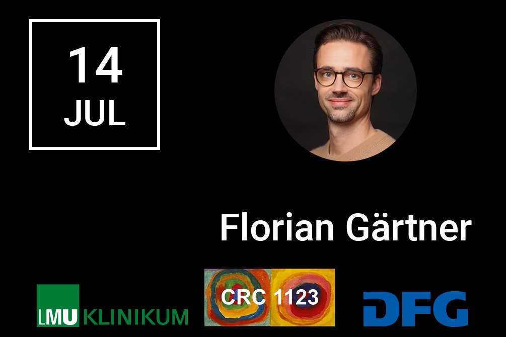 CRC1123: Mechanisms of Atherosclerosis (@crc1123_athero) on Twitter photo 📢Looking forward to our next CRC 1123 🎓Graduate School Lecture by Florian Gärtner next week
<a href="/LMU_Muenchen/">Universität München</a>
on Mechanisms of 3D Cell Migration
ipek-research.com/scrivito/news-…
<a href="/dfg_public/">DFG public | @dfg_public@wisskomm.social</a> <a href="/SteffensLab/">Sabine_Steffens</a> 📢Looking forward to our next CRC 1123 🎓Graduate School Lecture by Florian Gärtner next week
<a href="/LMU_Muenchen/">Universität München</a>
on Mechanisms of 3D Cell Migration
ipek-research.com/scrivito/news-…
<a href="/dfg_public/">DFG public | @dfg_public@wisskomm.social</a> <a href="/SteffensLab/">Sabine_Steffens</a>