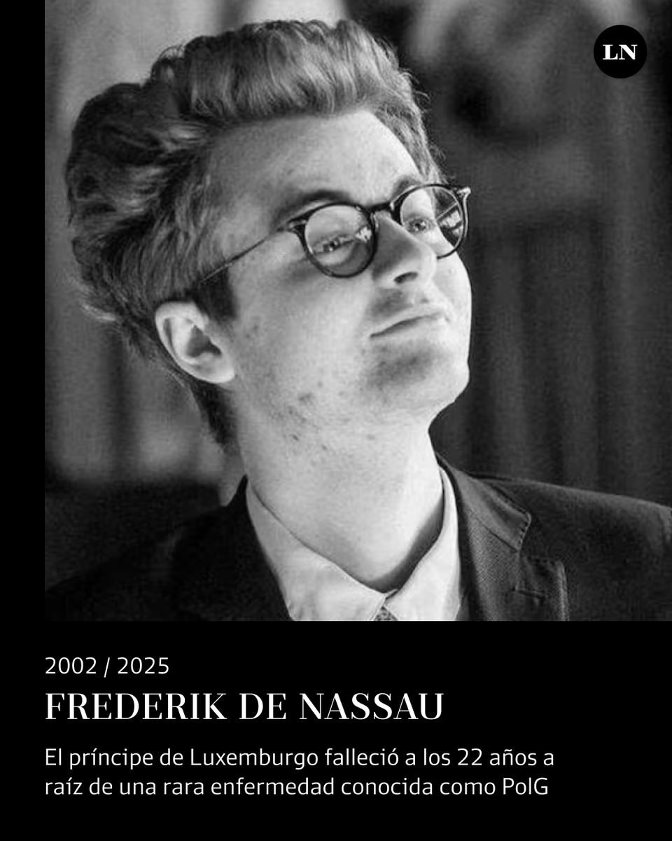 LANACION's tweet photo. Murió Frederik, el príncipe de Luxemburgo, a los 22 años: la emotiva despedida de la familia real https://t.co/NoWWNpsdEh https://t.co/eP3Ag8dOin