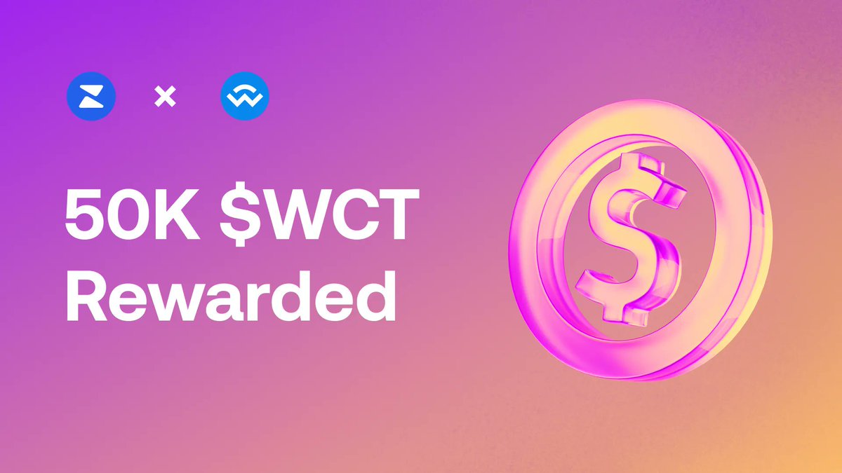 Stake your $WCT on @WalletConnect and earn XP! The quest is live until  Friday →