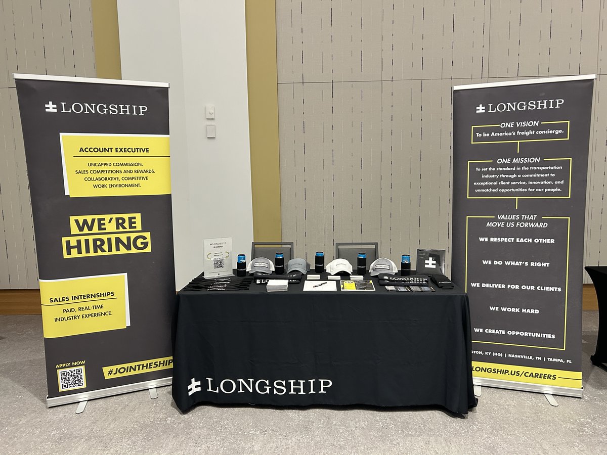 LongshipLex's tweet image. Longship is all setup for this week's University of Kentucky 🎓Spring 2025 Grad Salute🎓!

The Grad Salute takes place March 10th - 12th from 10 AM - 6 PM in the Gatton Student Center - Harris Ballroom

Stop by to chat with a member of our Recruiting Team!