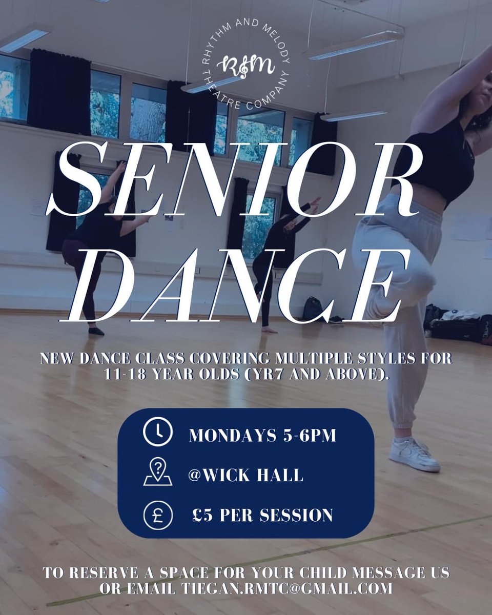 TLA Alumni student Tiegan studied BTEC Dance at TLA and now runs her own musical theatre group in Littlehampton.
Tiegan is leading a new dance class on a Monday evening. See below for information