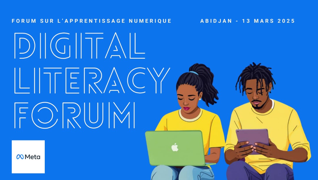 Cette semaine à Abidjan. Conversations professionnelles autour de l'apprentissage numérique et l'alphabétisation numérique. 4ème édition. 

Vous pourrez retrouver les outputs dans des programmes comme mydigitalworld.fb.com/ssa/fr/    

<a href="/Meta/">Meta</a>