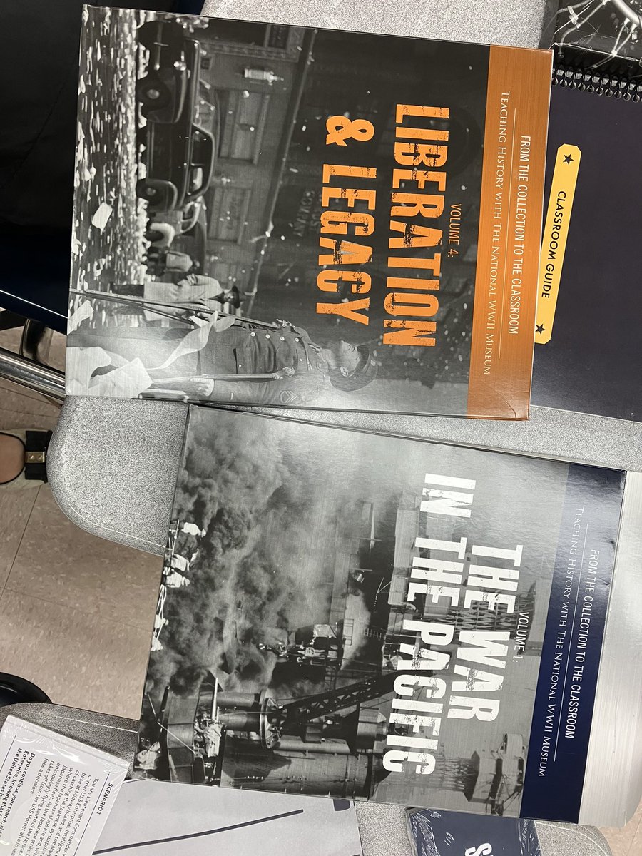 Thank you <a href="/WWIImuseum/">National WWII Museum</a> for these remarkable resources which are valuable beyond words and will be a wonderful addition as we start World War II this week!