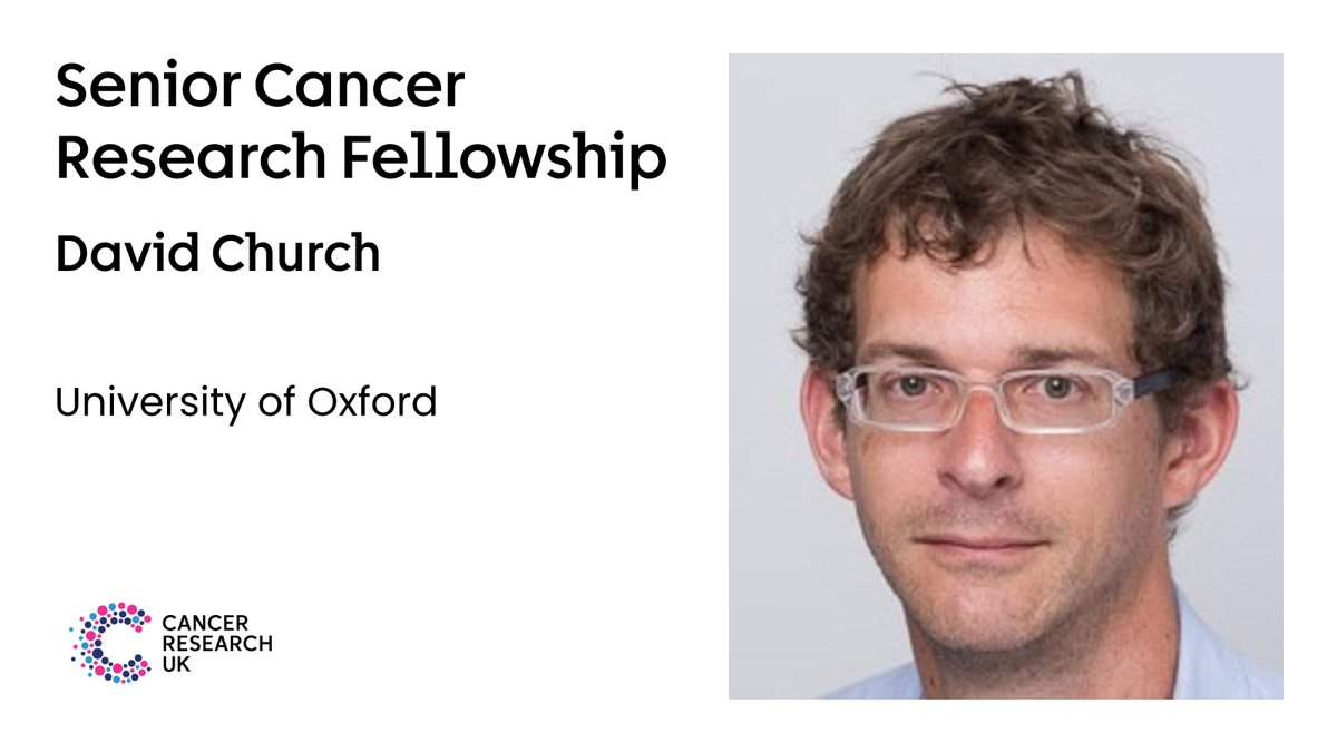 Science and Innovation at Cancer Research UK (@crukresearch) on Twitter photo David Church received a Senior Cancer Research Fellowship from our Research Careers Committee to study MHC-I and MHC-II dysregulation in colorectal & endometrial cancer.
Find out more about the scheme: cruk.org/seniorresearch…
#CRUKFunded | <a href="/UniofOxford/">University of Oxford</a> David Church received a Senior Cancer Research Fellowship from our Research Careers Committee to study MHC-I and MHC-II dysregulation in colorectal & endometrial cancer.
Find out more about the scheme: cruk.org/seniorresearch…
#CRUKFunded | <a href="/UniofOxford/">University of Oxford</a>