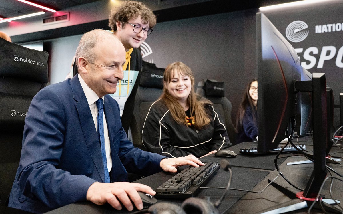 IRELAND ESPORTS FEDERATION (@irelandesports_) on Twitter photo Ireland’s National Esports Centre has been OFFICIALLY opened by An Taoiseach, <a href="/MichealMartinTD/">Micheál Martin</a>.
A huge moment for esports and gaming across the island of Ireland. We are so proud to call it our home alongside its founding partners <a href="/WYLDE_gg/">WYLDE⚡️</a> & <a href="/VOIDInteractive/">VOID Interactive</a>.
📍<a href="/IrelandNEC/">National Esports Centre</a> Ireland’s National Esports Centre has been OFFICIALLY opened by An Taoiseach, <a href="/MichealMartinTD/">Micheál Martin</a>.
A huge moment for esports and gaming across the island of Ireland. We are so proud to call it our home alongside its founding partners <a href="/WYLDE_gg/">WYLDE⚡️</a> & <a href="/VOIDInteractive/">VOID Interactive</a>.
📍<a href="/IrelandNEC/">National Esports Centre</a>