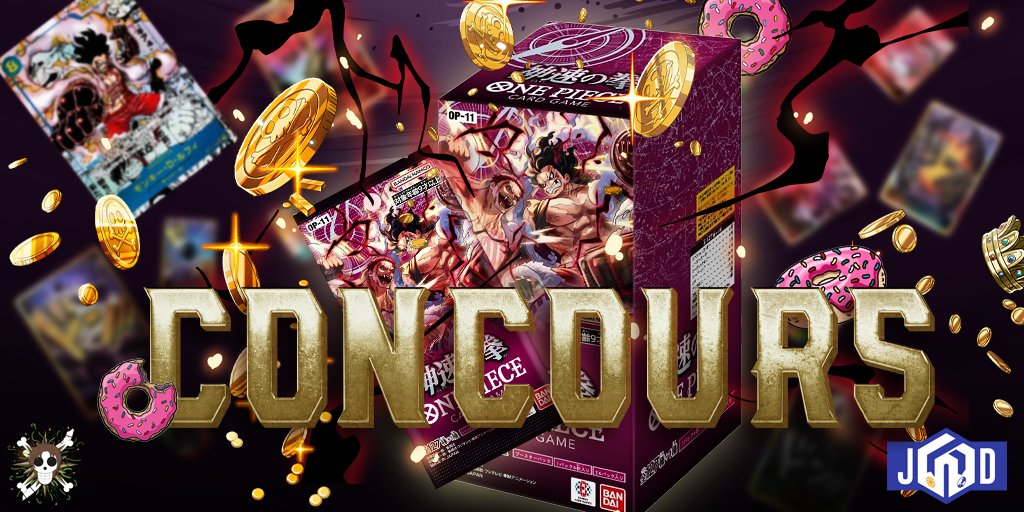 Kamal & Kyta - Le Mont Corvo (@montcorvo_off) on Twitter photo CONCOURS ONE PIECE👑
Avec <a href="/Japondemande/">Japon demande</a> on vous fait gagner un Display entier de la toute nouvelle édition de carte One Piece ! Attention y'a le Gear 5 et surtout le grand Katakuri 🔥
Pour jouer :
❤️Follow nous et <a href="/Japondemande/">Japon demande</a>
🔁RT ce post
✅Tag un ami CONCOURS ONE PIECE👑
Avec <a href="/Japondemande/">Japon demande</a> on vous fait gagner un Display entier de la toute nouvelle édition de carte One Piece ! Attention y'a le Gear 5 et surtout le grand Katakuri 🔥
Pour jouer :
❤️Follow nous et <a href="/Japondemande/">Japon demande</a>
🔁RT ce post
✅Tag un ami