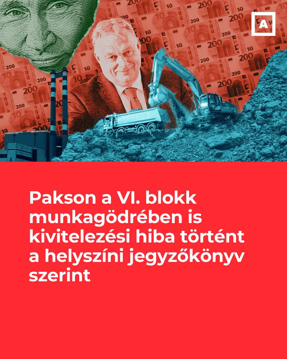 Atlatszo's tweet photo. Kikértük az Országos Atomenergia Hivatal által felvett jegyzőkönyvet, eszerint nem csak a januárban beomlott V. blokk munkagödrében volt gond a Paks II építkezésen. 👉 https://t.co/oHNcwE8GmT
❤️ Támogasd az Átlátszót adód 1%-ával 👉 https://t.co/ZZ6idPxcpX
#PaksII #OAH #Roszatom https://t.co/n5AelY2JY6