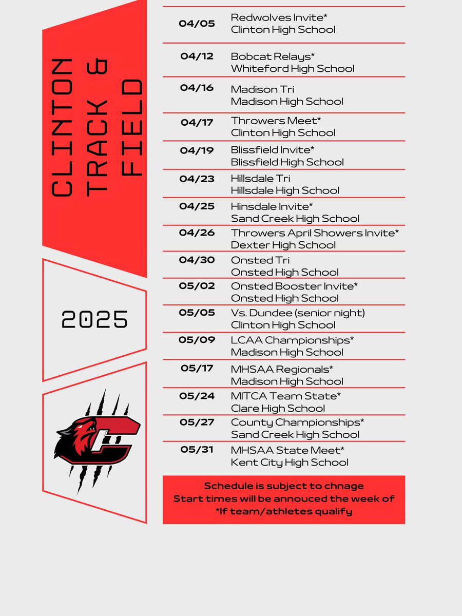 Redwolves Track & Field tweet media