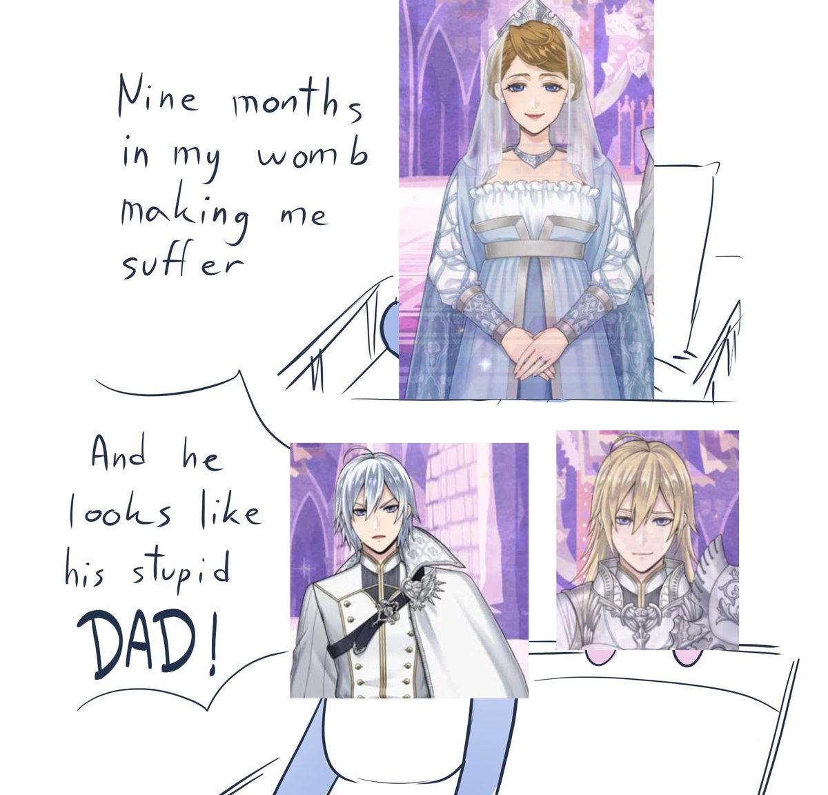 Leia genes did not fight back 😭