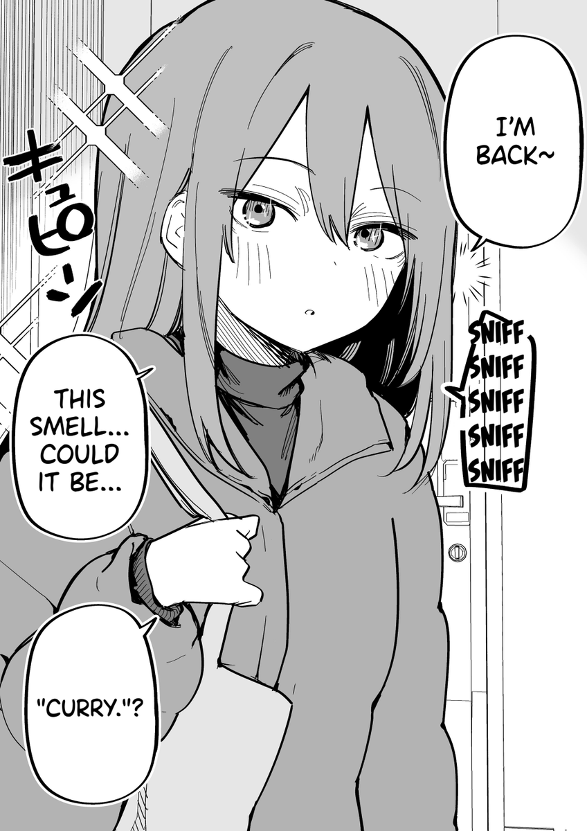 @kugatu28 English Version! [Curry rice with my girlfriend, who used to be covered in bruises.] 