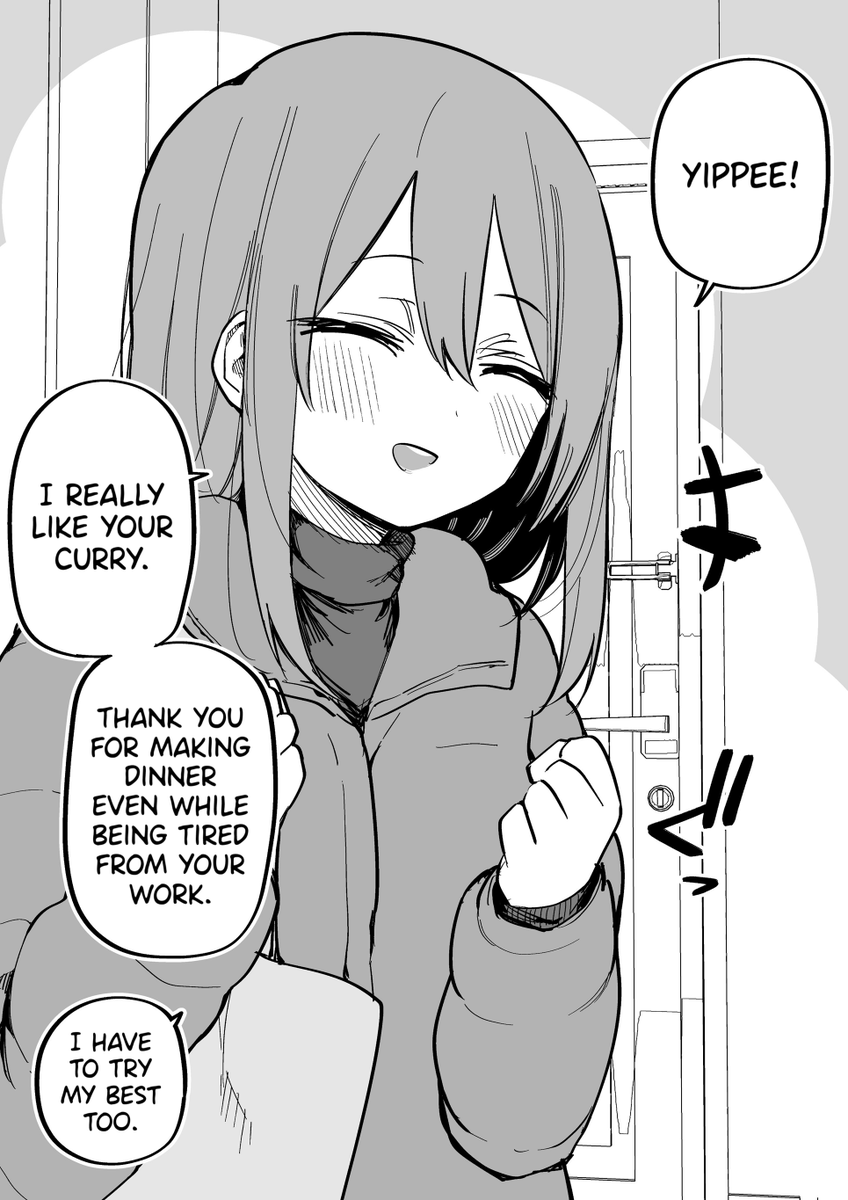 English Version! [Curry rice with my girlfriend, who used to be covered in bruises.] 