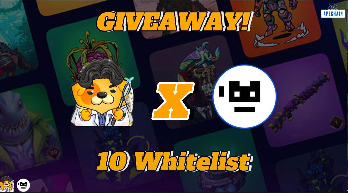 NOCTURxEPIDEMIC's tweet photo. 🚀 10x WL Giveaway 🚀

Ready to join the MowVerse revolution? 🌌🔥

🎯 How to Enter:

1⃣ Follow @MowVerse &amp; @NOCTURxEPIDEMIC 
2⃣ Like &amp; RT this post
3⃣ Tag 3 friends &amp; drop your wallet!

⏳ Winners announced in 24 hours!
Don’t miss out! 🏆 

#Giveaway #Whitelist #ApeChain https://t.co/xh5svAIIjn