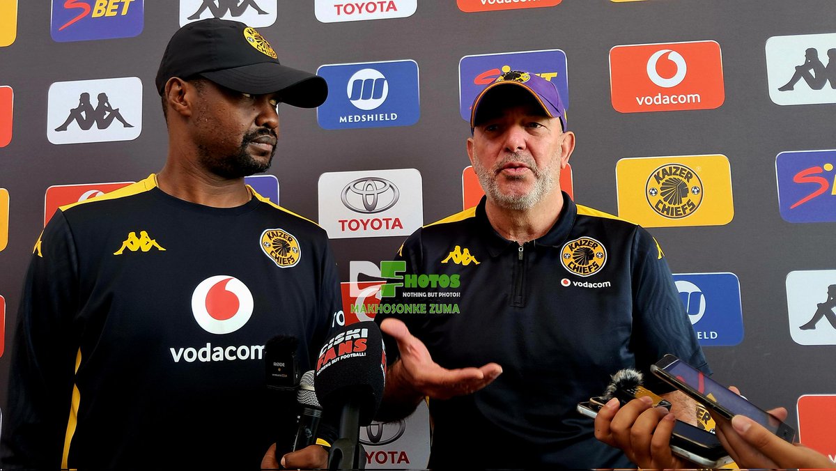 #BetwayPrem Pre-Match Press Conference with Kaizer Chiefs coach Nasreddine Nabi and Kaizer Chiefs assistant coach Cedric Kaze ahead of their game against Cape Town City at FNB Stadium in Johannesburg on Wednesday. #DiskiFhotos #NasreddineNabi #CedricKaze #KaizerChiefs #Naturena