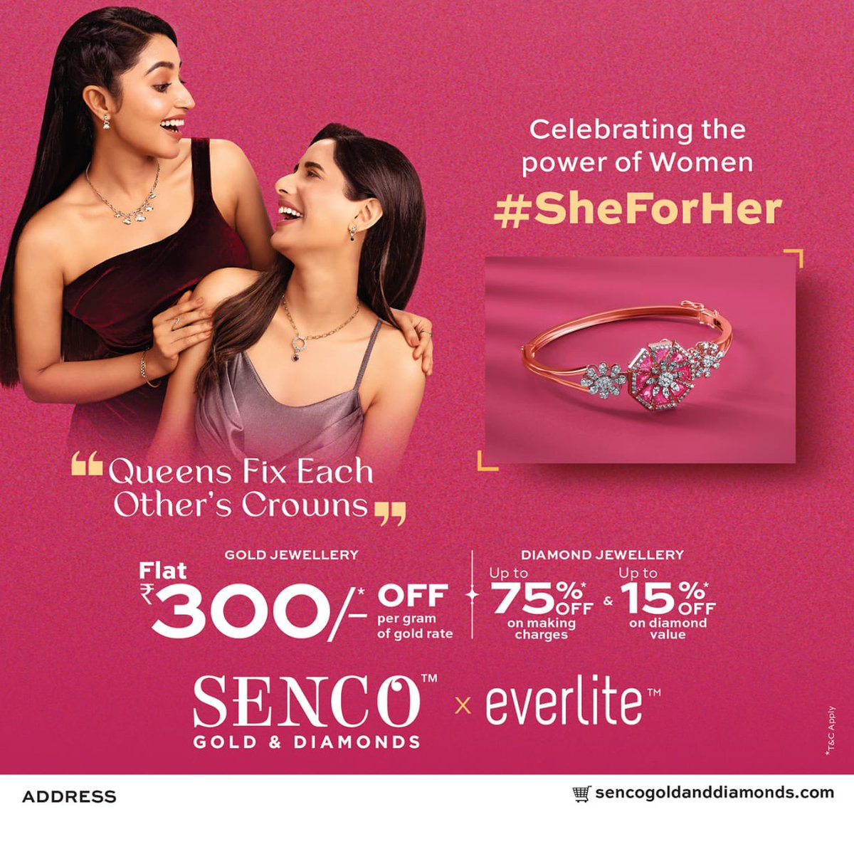 artofjewellery's tweet image. #AOJDaily Enews:
Shining Together: Senco Gold and Diamonds Celebrates Women’s Success with #SheForHer campaign
link: artofjewellery.com/NewsMore?id=171