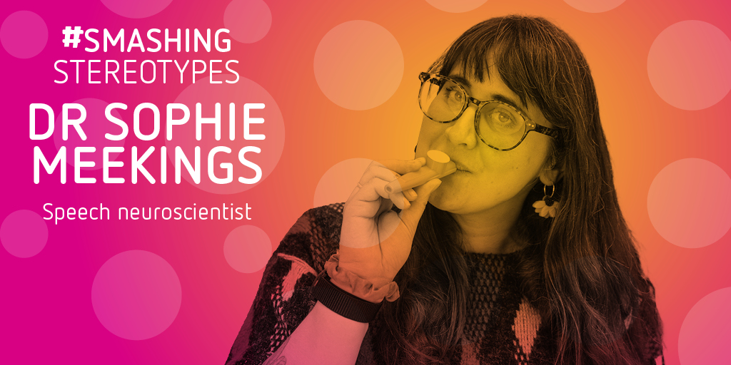 British Science Week (@scienceweekuk) on Twitter photo Meet Dr <a href="/sophiemeekings/">Dr Sophie Meekings (she/her)</a> from <a href="/royalsociety/">The Royal Society</a> and <a href="/UniOfYork/">University of York</a>, a deaf speech neuroscientist championing inclusivity.
She studies what happens in your brain during a conversation. #SmashingStereotypes #BSW25
youtube.com/watch?v=YwGrjx… Meet Dr <a href="/sophiemeekings/">Dr Sophie Meekings (she/her)</a> from <a href="/royalsociety/">The Royal Society</a> and <a href="/UniOfYork/">University of York</a>, a deaf speech neuroscientist championing inclusivity.
She studies what happens in your brain during a conversation. #SmashingStereotypes #BSW25
youtube.com/watch?v=YwGrjx…
