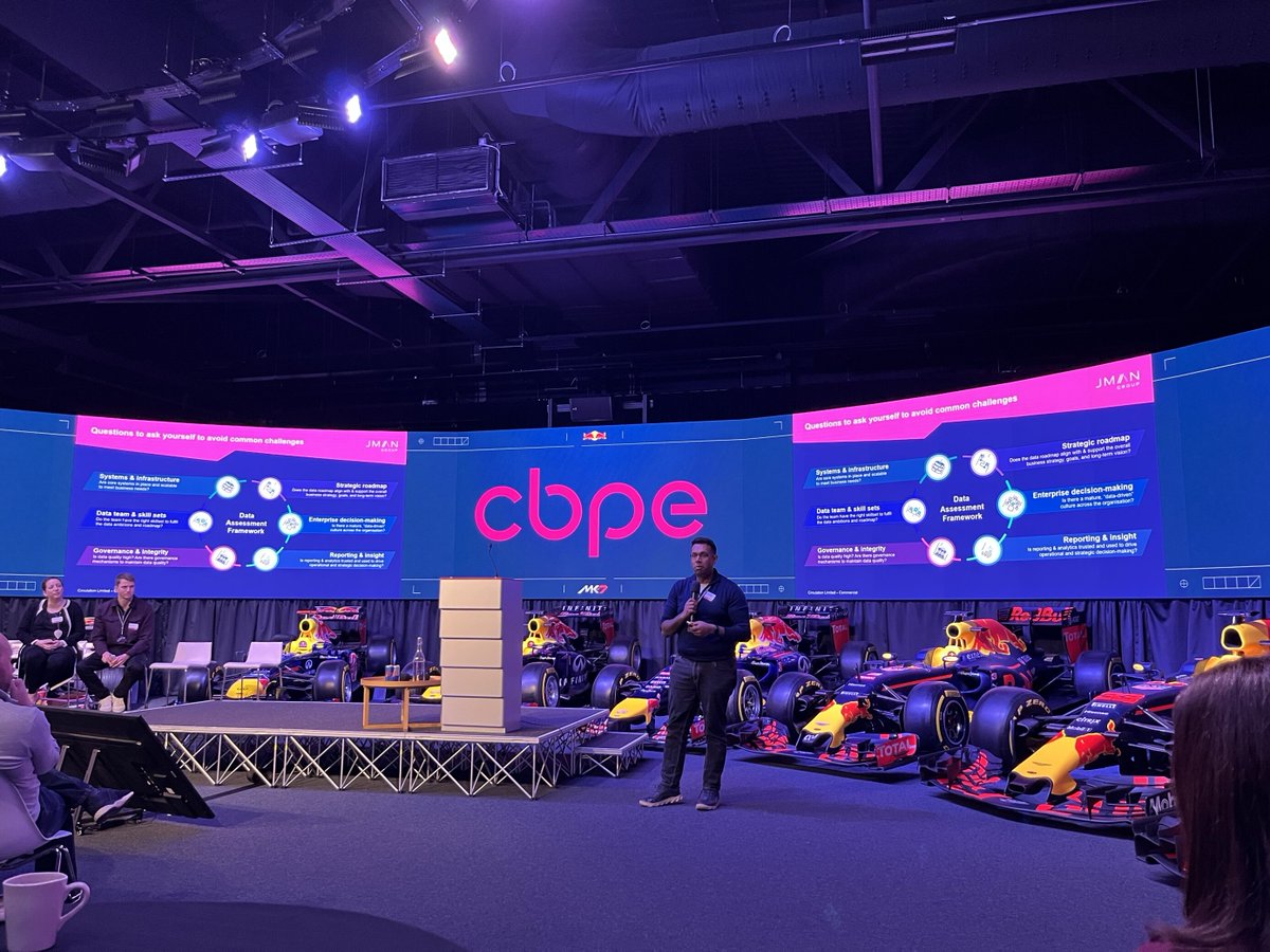 JMANGroup's tweet photo. JMAN Group’s Anush Newman, Natalie Cramp, and Fraser Sym discussed how data is reshaping business and private equity at the Red Bull Racing Factory last week
#Data #Innovation #PrivateEquity #JMANGroup #CBPE https://t.co/UbqMpeg1Tp