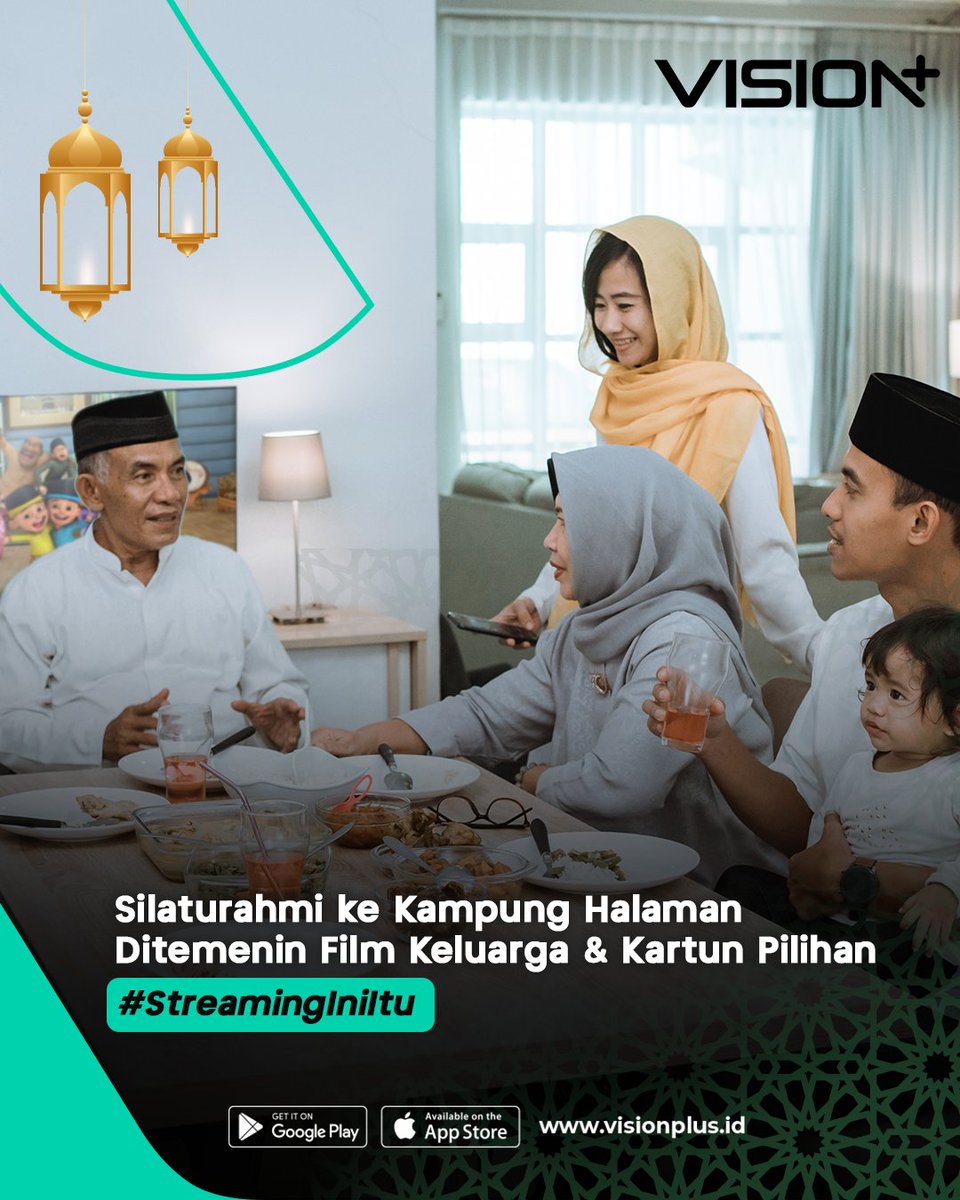 OfficialRCTI's tweet photo. Gak ada yang lebih hangat dari momen kumpul keluarga, ngobrol, dan nonton bareng film favorit pas silaturahmi di kampung halaman! ๐กโจ
Mulai dari film keluarga, kartun, sampai tontonan nostalgia, semua ada di @visionplusid! ๐ฟโค๏ธ
#StreamingIniltu cuma di VISION+, download app-nya & streaming sekarang!
#VisionPlus