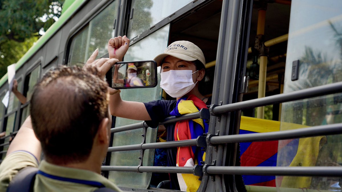 The#TYC marks the 66th anniversary of the Tibetan National Uprising Day with a protest in front of the Chinese Embassy in New Delhi, condemning China's continued occupation and human rights abuses in Tibet.

#TibetanUprisingDay
#TibetMatters
#10March
#TibetMatters