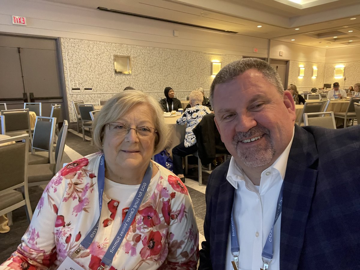 Great to be in DC with fellow Libby’s Lungs board member and fellow lung cancer advocate Colleen Conner Ziegler.